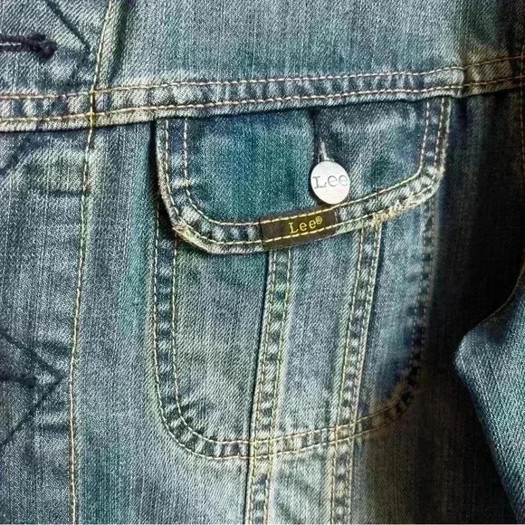 Lee Premium Denim Jacket Size L Large - Picture 2 of 5